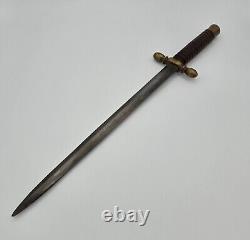 Original Large Dagger short sword Stiletto Knife blade classic vintage old long