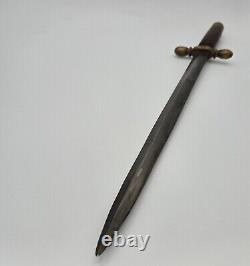 Original Large Dagger short sword Stiletto Knife blade classic vintage old long