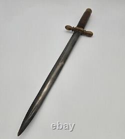 Original Large Dagger short sword Stiletto Knife blade classic vintage old long