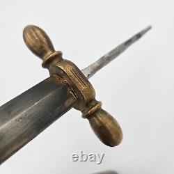 Original Large Dagger short sword Stiletto Knife blade classic vintage old long