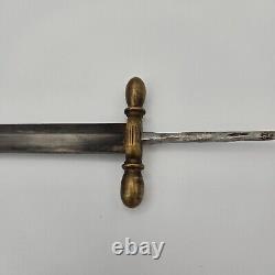 Original Large Dagger short sword Stiletto Knife blade classic vintage old long