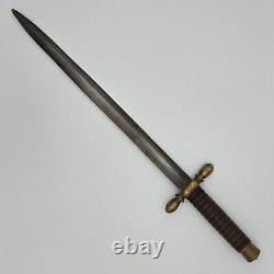 Original Large Dagger short sword Stiletto Knife blade classic vintage old long