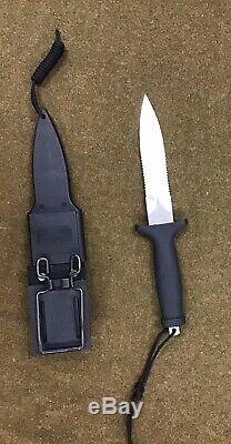 Original USA Gerber TAC II Diver Combat Fighting Knife Dagger With Sheath Portland