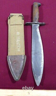 Original WW1 US Army model 1917 Bolo Knife Fighting Dagger Plumb St Louis