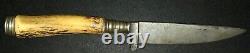 Original WW1 WW2 German Fighting Knife Perfect Blade Personnel Field Gear Dagger