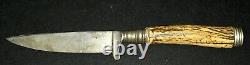 Original WW1 WW2 German Fighting Knife Perfect Blade Personnel Field Gear Dagger