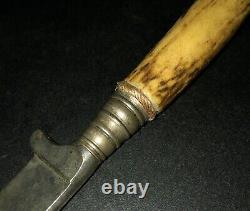 Original WW1 WW2 German Fighting Knife Perfect Blade Personnel Field Gear Dagger