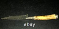 Original WW1 WW2 German Fighting Knife Perfect Blade Personnel Field Gear Dagger