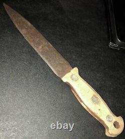 Original WW2 Italian Fighting Knife Dagger Bakelite Roman Trench Art Ground Dug