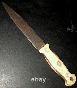 Original WW2 Italian Fighting Knife Dagger Bakelite Roman Trench Art Ground Dug