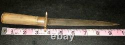 Original WW2 Italian GIL Youth Made Fighting Knife Dagger Trench Art Field Gear