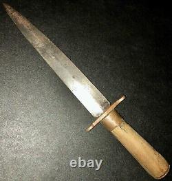 Original WW2 Italian GIL Youth Made Fighting Knife Dagger Trench Art Field Gear