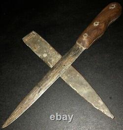 Original WW2 Italian MVSN Blackshirt Fighting Knife Dagger Trench Art Field Gear