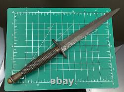 Original WW2 WWII British commando Fairbairn Sykes Fighting Knife Dagger England