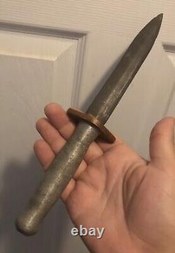 Original WW2 WWII Theater Made Fairbairn Sykes Style Fighting Knife Dagger