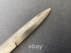 Original Ww2 German Luftwaffe Fighting Knife Boot Dagger & Scabbard Free Ship