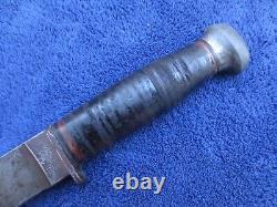 Original Ww2 Usn Mk1 Fighting Knife Dagger And Nord Sheath Made By Pal Rh-35