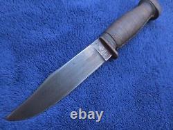 Original Ww2 Usn Mk1 Fighting Knife Rh35 Dagger And Usn Nord Sheath Made By Pal