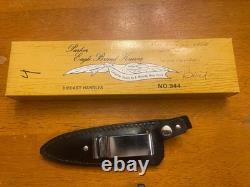 PARKER JAPAN 944 Dagger Knife COMBAT KNIFE SHEATH VINTAGE KNIVES Black