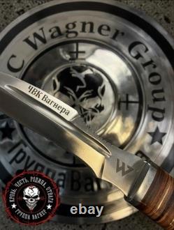 PMC Wagner Knife Custom Handmade Leather Russian Military? Wagner PMC Knife