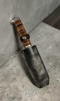 PMC Wagner Knife Custom Handmade Leather Russian Military? Wagner PMC Knife