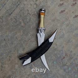 Padan Fain Dagger Wheel of Time Fantasy Blade with Scabbard & Brass Wire Handl