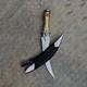 Padan Fain Dagger Wheel Of Time Fantasy Blade With Scabbard & Brass Wire Handl
