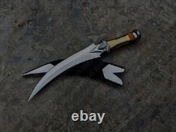 Padan Fain Dagger Wheel of Time Fantasy Blade with Scabbard & Brass Wire Handl