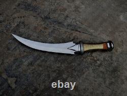 Padan Fain Dagger Wheel of Time Fantasy Blade with Scabbard & Brass Wire Handl