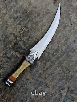 Padan Fain Dagger Wheel of Time Fantasy Blade with Scabbard & Brass Wire Handl