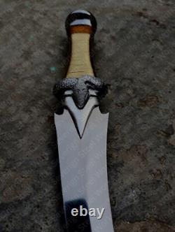 Padan Fain Dagger Wheel of Time Fantasy Blade with Scabbard & Brass Wire Handl