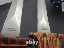 Parker Bros Cutlery Knives Customized Daggers 2 Of Them For One Price