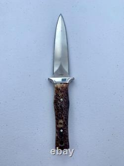 Parker Cutlery Company Custom Series Fixed Blade Dagger Point Knife Parker Cutlery Company Custom Series Fixed Blade Dagger Point Knife