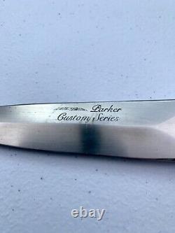 Parker Cutlery Company Custom Series Fixed Blade Dagger Point Knife