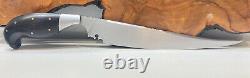 Persian Fighting Dagger knife custom made Brass layer filed wood handle #11