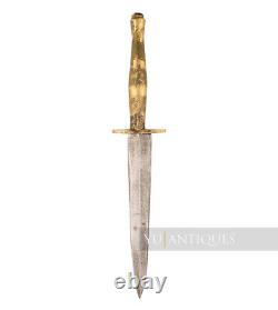 Post WW2 Fairbairn Sykes Cambodian Para Commando Battalion Fighting Knife Dagger