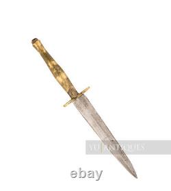 Post WW2 Fairbairn Sykes Cambodian Para Commando Battalion Fighting Knife Dagger