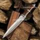 Premium Hand Forged Damascus Steel Hunting Scottish Dirk Dagger Knife Vintage