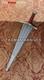 Premium Hand Forged J2 Steel Hunting Battle Ready Cinquedea Dagger Sword