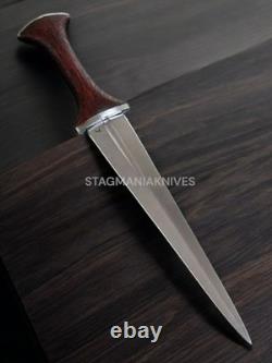 Premium Hand Forged J2 Steel Hunting Battle Ready Medieval Dezen Dagger Knife