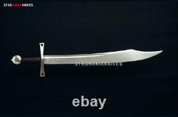 Premium Hand Forged J2 Steel Hunting Falchion Medieval Roman Sword
