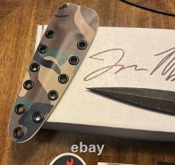 Primitive Woodsman NEOLITH Dagger 80CrV2 EDC Kydex Sheath