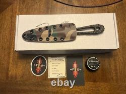 Primitive Woodsman NEOLITH Dagger 80CrV2 EDC Kydex Sheath