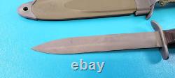 Pristine Rare WWII M3 PAL Fighting Combat Knife Dagger + Scabbard 8 Groove