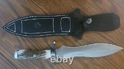 Puma IP Catcher II Stag Handmade812723 Knife 22/RC Leather Sheath Mint Condition
