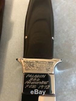 R. W. Loveless Custom Knife Maker Riverside, Prototype Take Down Dagger-rare