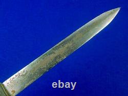 RARE Chinese China WW2 Air Force Dagger Fighting Knife with Scabbard