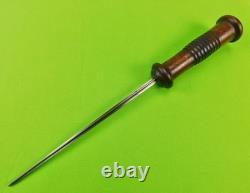 RARE French France WW1 WW2 French Fighting Knife Dagger with Scabbard