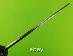RARE French France WW1 WW2 French Fighting Knife Dagger with Scabbard