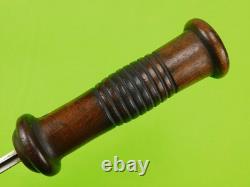 RARE French France WW1 WW2 French Fighting Knife Dagger with Scabbard